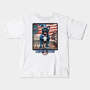 Dogs LoveDems! Kids T-Shirt